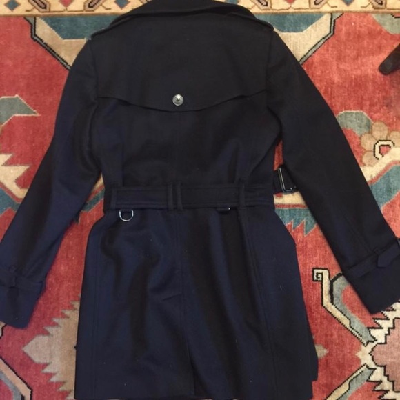 Kensington Mid wool and Cashmere-blend trench coat - Picture 2 of 8